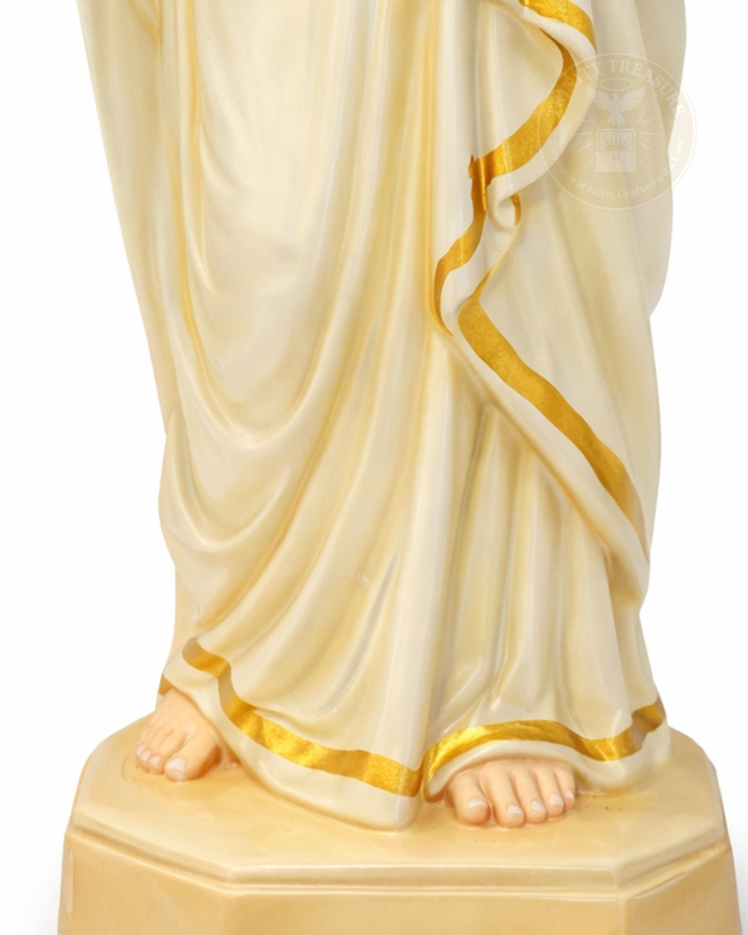 Sacred Heart of Jesus Statue | 15 Inch Fibre | Catholic Prayer Room Statue | Christian Home Decor | Trinity Treasure